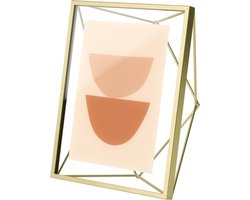 Famanu - Prisma fotolijst staal matgoud 13x18cm