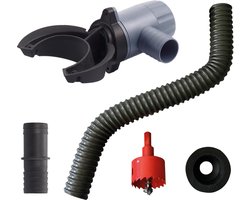 Famanu – Regentonvuller DN 70–100 mm - eenvoudig te installeren op regenpijpen - van duurzaam materiaal - geschikt voor directe aansluiting op regenton - inclusief afdichting