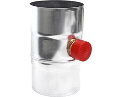 Famanu – Regenwaterverzamelaar DN100 - montage in regenpijp - zink-koper - directe regenwateropvang voor regenton