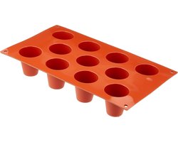 Famanu – Siliconen babà bakvorm voor klassieke dessertgebakjes met ronde vorm