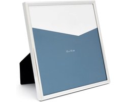 Famanu - Verzilverde fotolijst Sweet Memory 15x15 cm met fluwelen achterkant