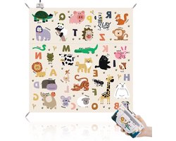 Famanu - Waterdichte camping strandmat – lichtgewicht outdoor picknickdeken voor wandelen en reizen (Diertype L) Pocket blanket