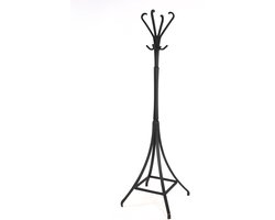 Fameg Fara houten staande kapstok zwart - 182 cm - Thonet - Buighout - Klassiek - Retro