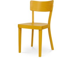 Fameg Fergus Eetkamerstoel Geel - Hout - Design