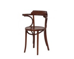 Fameg Thijs Eetkamerstoel Walnoot - Met Armleuning - Hout - Café Stoel