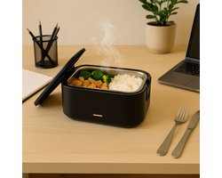 Fameilleur Elektrische Lunchbox 0.9L – Warmhoud Lunchbox voor Auto, Kantoor & Camper – RVS Binnenbak – Met 12V & 230V Stekker – Compact & Draagbaar – Voor Warme Maaltijden Onderweg – Vaatwasserbestendig – Geen Magnetron Nodig-lunch box - broodtrommel