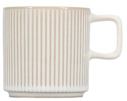 Fameilleur kop 22cl beige Silva set van 4 - stenen koffiekop en theekop, voor koffie, cappuccino en thee, vaatwasser- en magnetronbestendig, voedselveilig, servies voor thuis, restaurant en horeca, mooi als cadeau