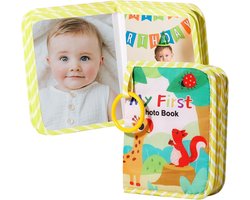 Familiefotoalbum, geschikt voor jongens en meisjes, perfect voor baby's, peuters en familiefoto's - het ideale cadeau voor een babyshower of een fotoshoot met een pasgeboren baby (giraffe).