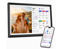 FAMPHOS 10 Inch Smart Family Frame – Digitale Fotolijst met WiFi, Gezinsplanner, Kalender & Takenlijst – Premium Cloud Photo Frame voor het Hele Gezin