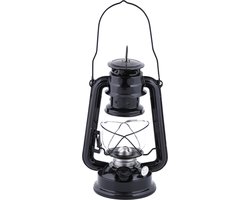 Fancy Flames Lantaarn - zwart - 11,7x15,7x24 cm - windlichten - tuin - buiten