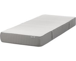 FANCY - Traagschuimmatras stevig - Wit - 80 x 200 cm - Polyester