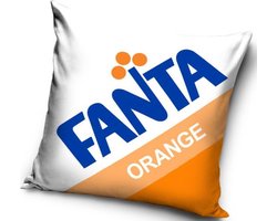 Fanta Orange - Sierkussen Kussen 40 x 40 cm inclusief vulling