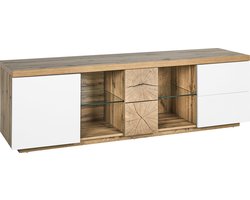 FARADA - TV-meubel - Lichte houtkleur - MDF
