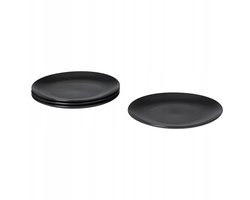 FÄRGKLAR Dinerborden Mat Donkergrijs 26cm - Set van 4