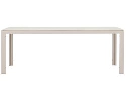 Farid tuintafel - 205 x 90 x 74 cm - beige