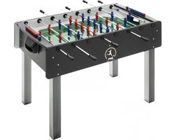 FAS Match Voetbaltafel - stalen poten - doorlopende stangen - poppen gegoten - zeer stevig - volwassenen en kinderen - speelveld van glas - glijlagers - eenvoudig te monteren