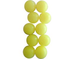 Fas Tafelvoetbalballen 10 Stuks Geel