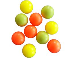 Fas Tafelvoetbalballen Geel/oranje 10 Stuks