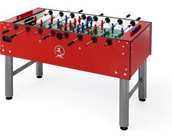 FAS Tournament Voetbaltafel – kantoorgebruik - thuisgebruik - Robuuste Tafel met Tempered Glas - Verstelbare Poten & Nylon Kogellagers - Made in Italy - ijzeren onderstel -