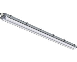 FastFix LED TL Armatuur dubbel 120 cm incl. 2 x LED TL lamp - voor alle ruimtes - 120cm - Tl-buizen - Tl-armaturen - Tl-verlichting