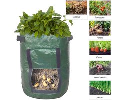 Fastsurfe - Kweekzak - Aardappel Groeien Zak - Plantaardige Groeien - Zakken Met Handvat - Verdikte Groeiende Tas - Plantaardige - Ui Plantaardige Zak - Outdoor Tuin Potten