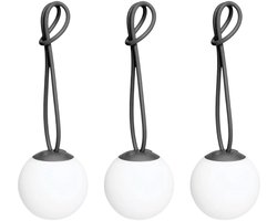 Fatboy Bolleke mini hanglamp set van 3 D12cm anthracite