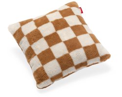 Fatboy Square Pillow Teddy Chess kussen 50x50cm almond / crème
