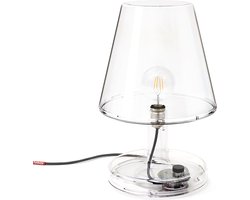 Fatboy Trans-Parent - Tafellamp voor Woonkamer, Bureau, Side table of Slaapkamer - Leeslamp Staand -Transparant