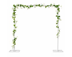 FATIVO Eetkamerstoelen - Set Van 2 - Moderne Stoelen met Hoge Rug - Lederen Zitting & Metalen Poten - Eetkamer Set voor Keuken, Woonkamer of Hotel - Oranje+grijs - Max. Draagvermogen 150KG