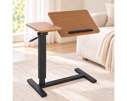 FATIVO Laptoptafel en Bedtafel - Kantelbaar, Verrijdbaar en Verstelbaar