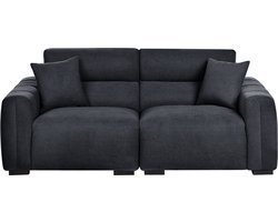 FAUSKAN - Driezitsbank - Zwart - Polyester