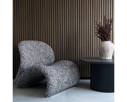 Fauteuil Bruin - Stof & Textiel - 77x82x73cm - Fauteuil Sofia - House Nordic