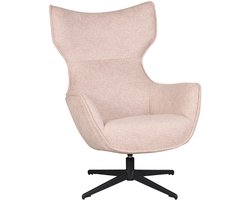 Fauteuil Cortes - Stof - Beige - 73 x 106 x 89 cm (BxHxD)