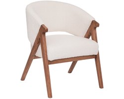 Fauteuil Danette Wit Teddy