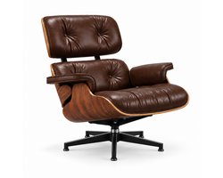 Fauteuil - Donker Mokka Bruin - Lounge Stoel - Relaxfauteuil - Stoel - Chaise longue - Lounge Chair - Zetel