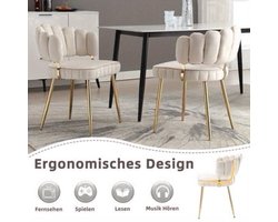 Fauteuil – Fauteuils – Relaxfauteuil – Loungestoel – Draaifauteuil – Velvet Bekleding – Bloemenprint Rugleuning – Ronde Armleuningen – Elegante Metalen Poten – Comfortabel Design