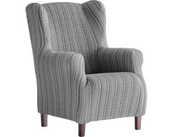 Fauteuil hoes, elastische oorfauteuil 33x42x8 cm grijs