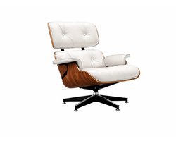Fauteuil - Lounge Stoel - Wit - Relaxfauteuil - Stoel - Chaise longue - Lounge Chair - Zetel