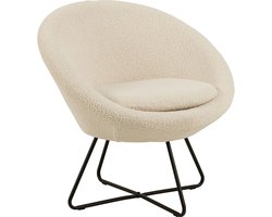 Fauteuil Lucena Crème Teddy