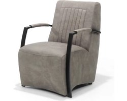 Fauteuil Oliver - Microvezel - Taupe