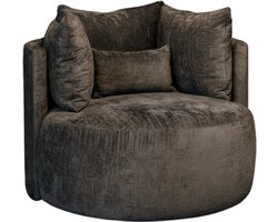 Fauteuil Ravi - Loveseat - Antraciet - 105x103x84 cm