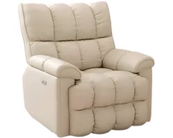 Fauteuil – Relaxstoel – Leunstoel – Lounge Fauteuil – Zitstoel – Kunstleer Bekleding – Opvouwbaar Design