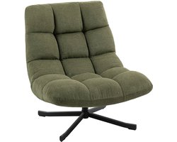 Fauteuil - Relaxstoel - Relaxfauteuil - Stoel - Met armleuning - Voor één Persoon - Groen