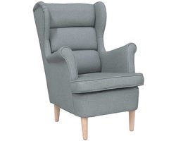 Fauteuil - Relaxstoel - Relaxfauteuil - Stoel - Met armleuning - Voor één Persoon - Lichtgrijs