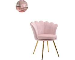 Fauteuil - Relaxstoel - Relaxfauteuil - Stoel - Met armleuning - Voor één Persoon - Roze
