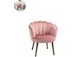 Fauteuil - Relaxstoel - Relaxfauteuil - Stoel - Met armleuning - Voor één Persoon - Roze