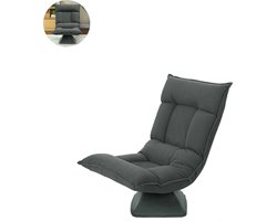 Fauteuil - Relaxstoel - Relaxfauteuil - Stoel - Voor één Persoon - Donkergrijs