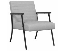 Fauteuil | Relaxstoel Wolkengrijs 59 x 75 x 78 cm Stof