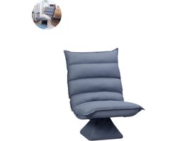 Fauteuil - Relaxzetel - Relaxstoel - Relaxfauteuil - Stoel - Met armleuning - Voor één Persoon - Blauw