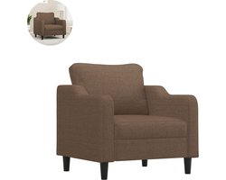 Fauteuil - Relaxzetel - Relaxstoel - Relaxfauteuil - Stoel - Met armleuning - Voor één Persoon - Bruin